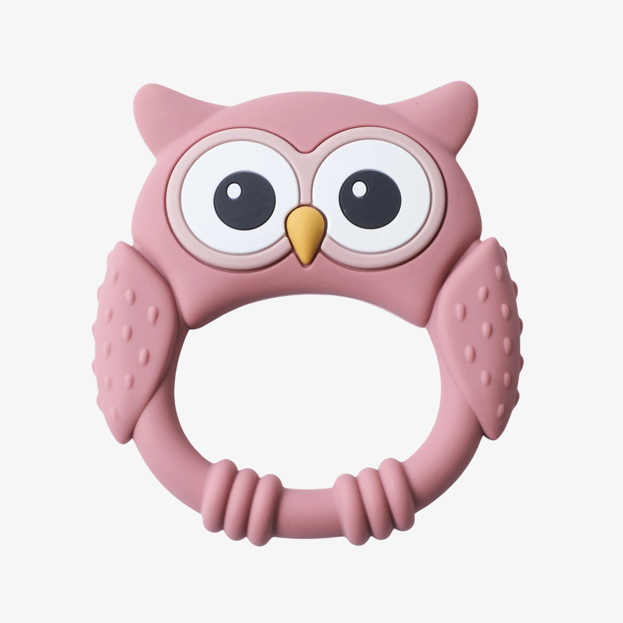 SoothyPals™ Cartoon Silicone Teether Rattle