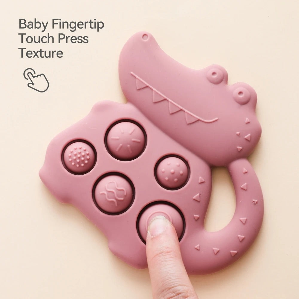 Chompasaur™ Silicone Dino Teether