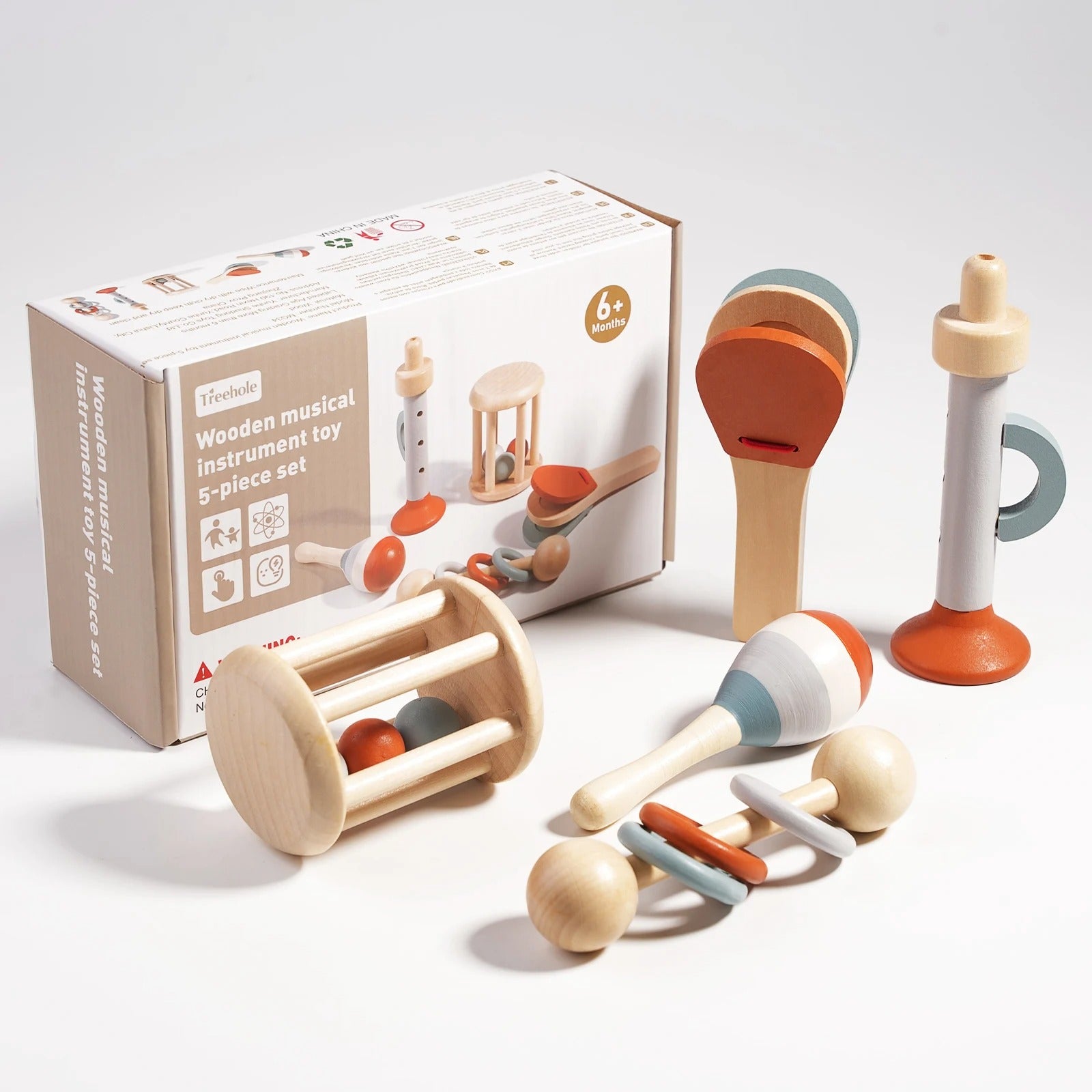 Tiny Tones™ 5-Piece Montessori Baby Instruments Set