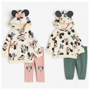 Trendy 2-Piece Long Sleeve Tracksuit for Girls – Casual Sweatshirt & Pants Set