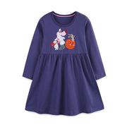 Pumpkin Princess Dress for Girls pattern 8