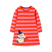 Pumpkin Princess Dress for Girls pattern 5