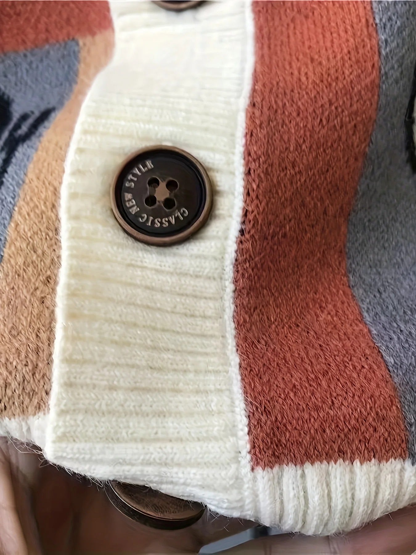 Korean Style Knitted Sweater Jacket for Boys – Cartoon Cardigan for Autumn & Winter